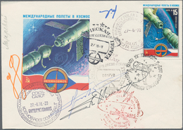 Thematik: Raumfahrt / Astronautics: 1978. Sojus 29/30/31. "Long Time Cover", Several Special Cancels - Other & Unclassified