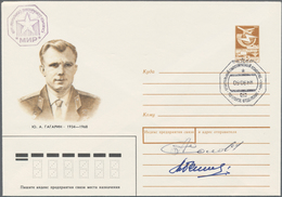 Thematik: Raumfahrt / Astronautics: 1988. Sojus TM-9, 5 K Postal Stationery Envelope "Juri Gagarin", - Other & Unclassified
