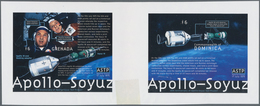 Thematik: Raumfahrt / Astronautics: 2000, GRENADA And DOMINICA: 25th Anniversary Of Apollo-Soyuz Tes - Other & Unclassified