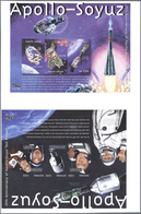 Thematik: Raumfahrt / Astronautics: 2000, SIERRA LEONE And GUYANA: 25th Anniversary Of Apollo-Soyuz - Other & Unclassified