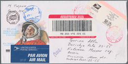 Thematik: Raumfahrt / Astronautics: 2001. STS-105 Direction Earth. Decorative Envelope, Franked By U - Andere & Zonder Classificatie