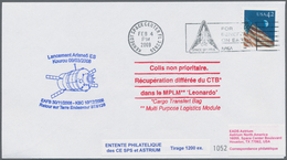 Thematik: Raumfahrt / Astronautics: 2009. ATV-1 Jules Verne. Cover, Franked With 42 US-cents, Tied B - Other & Unclassified