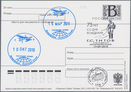 Thematik: Raumfahrt / Astronautics: 2010. Sojus TMA-M. Pictorial Postal Stationery Showing German Ti - Andere & Zonder Classificatie