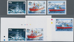 Thematik: Schiffe / Ships: 2005, BRITISH ANTARCTIC TERRITORY: Ships Complete Set Of Three (different - Boten