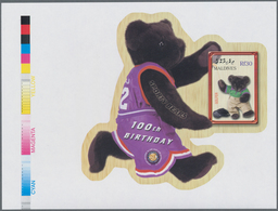 Thematik: Spielzeug / Toys: 2002, MALDIVES: 100th Birthday Of Teddy Bear Complete Set Of Three IMPER - Zonder Classificatie