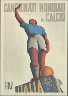 Thematik: Sport-Fußball / Sport-soccer, Football: 1934. Three Italian Picture Postcards, In Perfect - Other & Unclassified