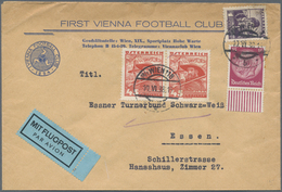 Thematik: Sport-Fußball / Sport-soccer, Football: 1938, "First Vienna Football Club" Sender Of An Ai - Autres & Non Classés