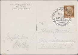 Thematik: Sport-Fußball / Sport-soccer, Football: 1938, German Reich. Picture Postcard "Reichssportf - Autres & Non Classés