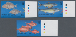 Thematik: Tiere-Fische / Animals-fishes: 2002, TRISTAN DA CUNHA: Fishery Industry Complete IMPERFORA - Poissons