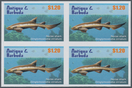 Thematik: Tiere-Fische / Animals-fishes: 2010, Antigua & Barbuda. IMPERFORATE Block Of 4 For The $1. - Poissons