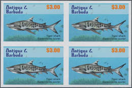 Thematik: Tiere-Fische / Animals-fishes: 2010, Antigua & Barbuda. IMPERFORATE Block Of 4 For The $3 - Peces