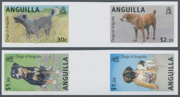 Thematik: Tiere-Hunde / Animals-dogs: 2005, ANGUILLA: Dogs Complete Set Of Four In Two IMPERFORATE G - Perros