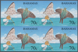 Thematik: Tiere-Schmetterlinge / Animals-butterflies: 2008, Bahamas. IMPERFORATE Block Of 4 For The - Papillons