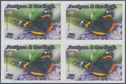 Thematik: Tiere-Schmetterlinge / Animals-butterflies: 2010, Antigua & Barbuda. IMPERFORATE Block Of - Papillons