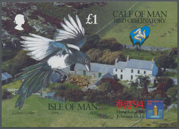 Thematik: Tiere-Vögel / Animals-birds: 1994, Isle Of Man. IMPERFORATE Souvenir Sheet Of The Set "Orn - Autres & Non Classés