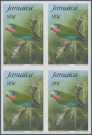 Thematik: Tiere-Vögel / Animals-birds: 1995, Jamaica. IMPERFORATE Block Of 4 For The 90c Value Of Th - Autres & Non Classés