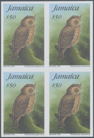 Thematik: Tiere-Vögel / Animals-birds: 1995, Jamaica. IMPERFORATE Block Of 4 For The $50 Value Of Th - Andere & Zonder Classificatie