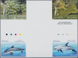 Thematik: Tiere-Meeressäuger (u.a. Wale) / Animals-aquatic Mammals: 2009, PALAU And MICRONESIA: Two - Autres & Non Classés