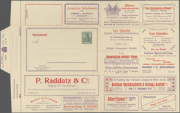 Thematik: Verkehr-Auto / Traffic-car: 1905 (approx), German Reich. Advertisement Letter Card 5 Pf Ge - Coches