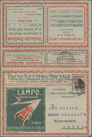 Thematik: Verkehr-Auto / Traffic-car: 1922, Italy. Advertising Letter Card Printed Inside And Outsid - Voitures