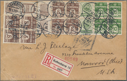 Thematik: Verkehr-Auto / Traffic-car: 1929, Denmark. Interesting Franking On Registered Cover From " - Voitures