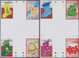 Thematik: Weihnachten / Christmas: 2006, GAMBIA And DOMINICA: Christmas Two Different Complete Sets - Navidad