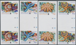 Thematik: WWF: 2001, BRITISH INDIAN OCEAN TERRITORY: WWF Seastars (Cushion Star, Azure Sea Star, Cro - Other & Unclassified