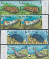 Thematik: WWF: 2008, BRITISH INDIAN OCEAN TERRITORY: WWF Sea Cucumbers Complete Set Of Four In Horiz - Autres & Non Classés