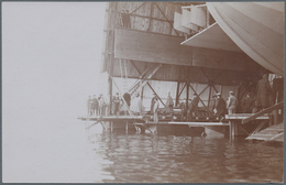 Thematik: Zeppelin / Zeppelin: 1908. Original, Period, Real Photo Postcard (RPPC) Of German Zeppelin - Zeppelins