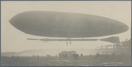 Thematik: Zeppelin / Zeppelin: 1910 (ca). Original German Pre-WWI Pioneer Airship Photo Of The "MI", - Zeppelins