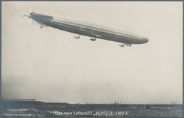 Thematik: Zeppelin / Zeppelin: 1910 (ca). German Empire Pioneer Zeppelin Airship Real Photo Postcard - Zeppelines