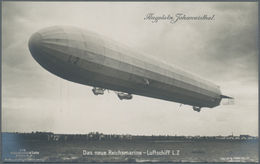 Thematik: Zeppelin / Zeppelin: 1910 (ca). German Empire Pioneer Zeppelin Airship Real Photo Postcard - Zeppelins