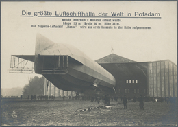 Thematik: Zeppelin / Zeppelin: 1911. Original, Oversized, Period Real Photo Postcard Of The Pioneeri - Zeppeline