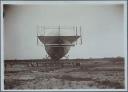 Thematik: Zeppelin / Zeppelin: 1911. Original, Private, Period Photo Of A Pioneering Airship At Pots - Zeppelins