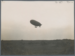 Thematik: Zeppelin / Zeppelin: 1912 (ca). Original German Pre-WWI Photo Of A Pioneering Parseval Air - Zeppeline