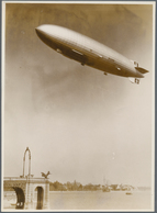 Thematik: Zeppelin / Zeppelin: 1936. Original, Period, Photograph Of The Hindenburg Zeppelin LZ129 A - Zeppelines