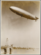 Thematik: Zeppelin / Zeppelin: 1936. Original, Period, Photograph Of The Hindenburg Zeppelin LZ129 A - Zeppelin