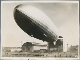 Thematik: Zeppelin / Zeppelin: 1936. Original, Period, Photograph Of The Hindenburg Zeppelin LZ129 A - Zeppeline