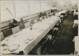 Thematik: Zeppelin / Zeppelin: 1936. LZ129 Dining Room Original Original, Period, Photograph Of The - Zeppelines