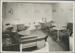 Thematik: Zeppelin / Zeppelin: 1936. Reading Room : Original, Period, Photograph Of The Hindenburg Z - Zeppelins