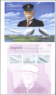 Thematik: Zeppelin / Zeppelin: 2000, SIERRA LEONE And GAMBIA: 100 Years Since The First Flight Of Th - Zeppelins