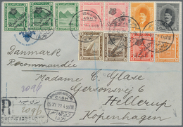 Ägypten: 1923 (15th Nov.), Registered Envelope Of Shepheard's Hotel, Cairo To Hellerup, Copenhagen, - 1866-1914 Khédivat D'Égypte