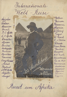 Ägypten - Besonderheiten: 1913, 25 Jan - 4 Aug, PHILATELIC TRAVEL DIARY "AFRICA ROUND TRIP" Of Mr Jo - Autres & Non Classés