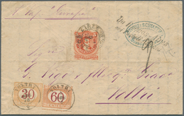 Argentinien: 1875 Entire Letter From Buenos Aires To Voltri, Italy Per Steamer "Europa" And Via Geno - Sonstige & Ohne Zuordnung