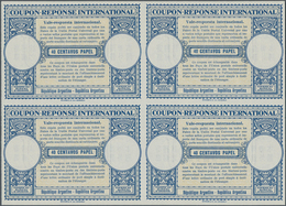 Argentinien - Ganzsachen: 1950. International Reply Coupon 40 Centavos Papel (London Type) In An Unu - Entiers Postaux