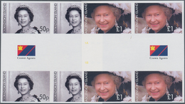 Ascension: 2006, 80th Birthday Of QEII Two Different Stamps Incl. 50p. And £1.30 In IMPERFORATE Gutt - Ascension (Ile De L')