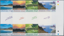 Ascension: 2006, Greetings Stamps Complete Set Of Four Showing Landscapes From Ascension Island In V - Ascension