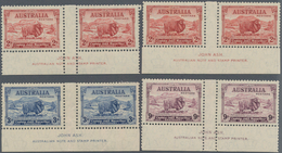 Australien: 1934, Macarthur Death Centenary Complete Set Of Four Incl. 2d. White And Dark Hills In H - Other & Unclassified