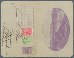 Australien - Ganzsachen: 1911 (22.11.), Lettercard KGV 1d. Fullface (first Line Ends 'to') With Fram - Entiers Postaux