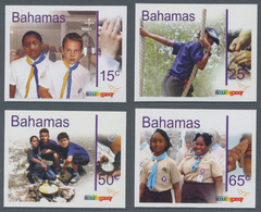 Bahamas: 2007. Complete Set "100 Years Scout Movement" (4 Values) In IMPERFORATE Single Stamps Showi - Bahama's (1973-...)